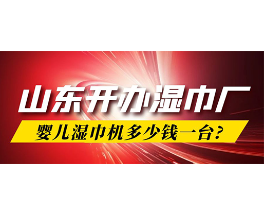 山東開辦濕巾廠，嬰兒濕巾機(jī)多少錢一臺?